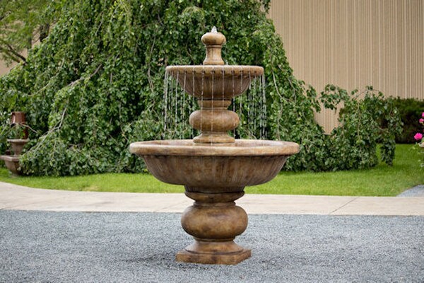 Elevate the elegance of your outdoor space with the Siena Cascade Fountain